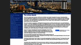 What Livcomawards.com website looked like in 2019 (4 years ago)
