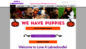 What Lovealabradoodle.com website looked like in 2019 (4 years ago)