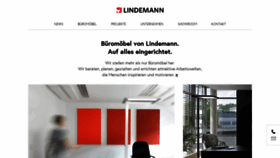 What Lindemann.de website looked like in 2019 (4 years ago)