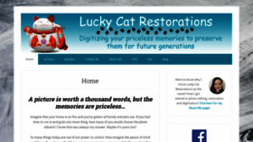 What Luckycatrestorations.com website looked like in 2019 (4 years ago)