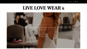 What Livelovewearit.com website looked like in 2019 (4 years ago)