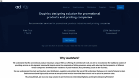 What Loudshark.com website looked like in 2019 (4 years ago)