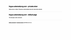 What Lingua-uebersetzung.com website looked like in 2019 (4 years ago)
