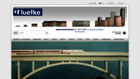 What Luetke-modellbahn.de website looked like in 2019 (4 years ago)
