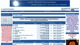 What Localchurchdiscussions.com website looked like in 2019 (4 years ago)