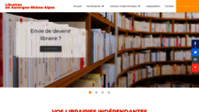 What Libraires-rhonealpes.fr website looked like in 2019 (4 years ago)