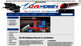 What Live-hobby.de website looked like in 2019 (4 years ago)
