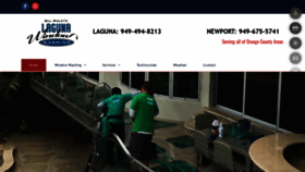 What Lagunawindowwashing.com website looked like in 2019 (4 years ago)