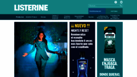 What Listerine.es website looked like in 2019 (4 years ago)