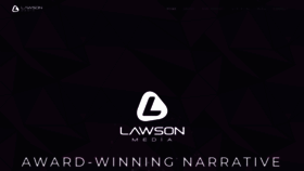 What Lawson.media website looked like in 2019 (4 years ago)