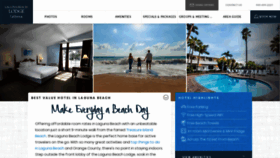 What Lagunabeachlodge.com website looked like in 2019 (4 years ago)