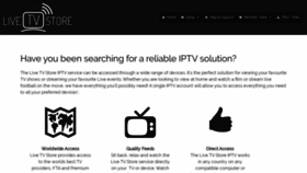 What Live-tv.store website looked like in 2019 (6 years ago)
