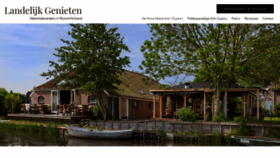 What Landelijkgenieten.nl website looked like in 2019 (4 years ago)