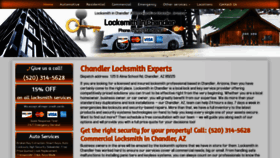 What Locksmithinchandler.com website looked like in 2019 (4 years ago)
