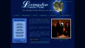 What Levingstonfuneralhome.com website looked like in 2019 (4 years ago)