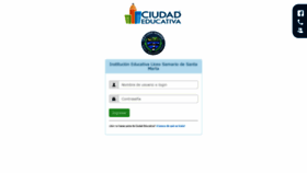 What Liceosamario.ciudadeducativa.com website looked like in 2019 (4 years ago)