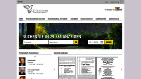 What Lz-trauer.de website looked like in 2019 (4 years ago)