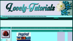 What Lovely-tutorials.com website looked like in 2019 (4 years ago)
