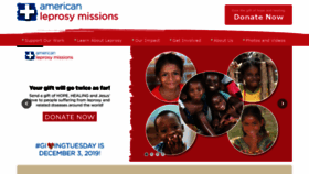 What Leprosy.org website looked like in 2019 (4 years ago)