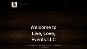 What Liveloveeventsnwa.com website looked like in 2019 (4 years ago)