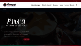 What Listuguj.ca website looked like in 2019 (4 years ago)