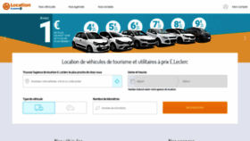 What Location.leclerc website looked like in 2019 (4 years ago)