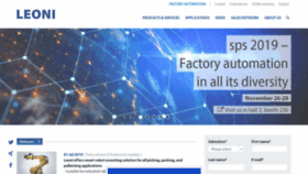 What Leoni-factory-automation.com website looked like in 2019 (4 years ago)