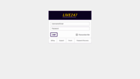 What Live247.tv website looked like in 2019 (4 years ago)