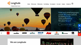 What Longitude.co.uk website looked like in 2019 (4 years ago)