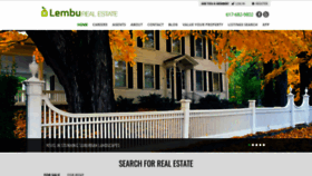 What Lemburealestate.com website looked like in 2019 (4 years ago)