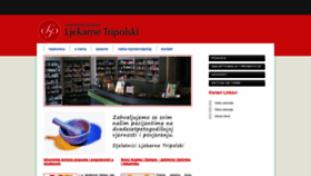 What Ljekarne-tripolski.hr website looked like in 2019 (4 years ago)