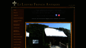 What Lelouvre-antiques.com website looked like in 2019 (4 years ago)