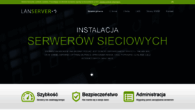 What Lanserver.pl website looked like in 2019 (4 years ago)
