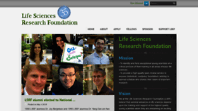 What Lsrf.org website looked like in 2019 (4 years ago)