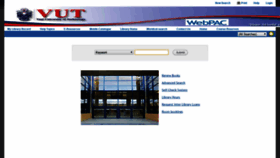 What Library.vut.ac.za website looked like in 2019 (4 years ago)