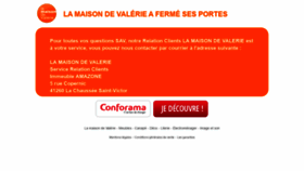 What Lamaisondevalerie.fr website looked like in 2019 (4 years ago)