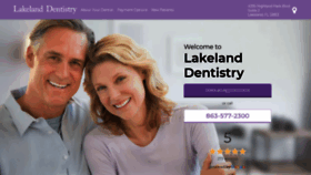 What Lakelandfldentistry.com website looked like in 2019 (4 years ago)