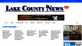 What Lakeconews.com website looked like in 2019 (4 years ago)