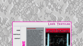 What Leostextiles.com website looked like in 2019 (4 years ago)