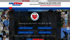 What Lifesafetysolution.com website looked like in 2019 (4 years ago)