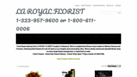 What Laroyalflorist.com website looked like in 2019 (4 years ago)
