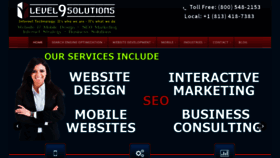 What Level9solutions.com website looked like in 2019 (4 years ago)