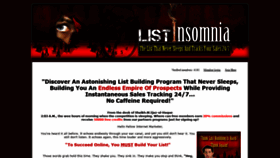 What Listinsomnia.com website looked like in 2019 (4 years ago)