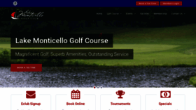 What Lakemonticellogolf.org website looked like in 2019 (4 years ago)