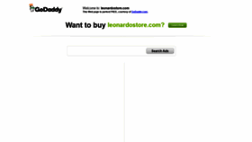 What Leonardostore.com website looked like in 2019 (4 years ago)