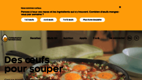 What Lesoeufs.ca website looked like in 2019 (4 years ago)