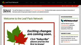 What Leafpacknetwork.org website looked like in 2019 (4 years ago)