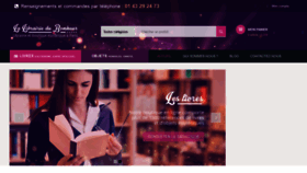 What Librairiedubonheur.com website looked like in 2019 (4 years ago)