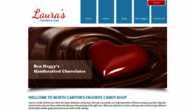 What Laurascandy.com website looked like in 2019 (4 years ago)