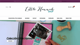 What Littlehannahshop.es website looked like in 2019 (4 years ago)